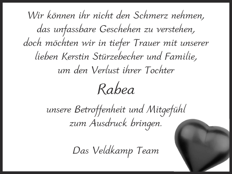  Traueranzeige für Rabea Scheideler vom 27.03.2015 aus Ruhr Nachrichten und Halterner Zeitung