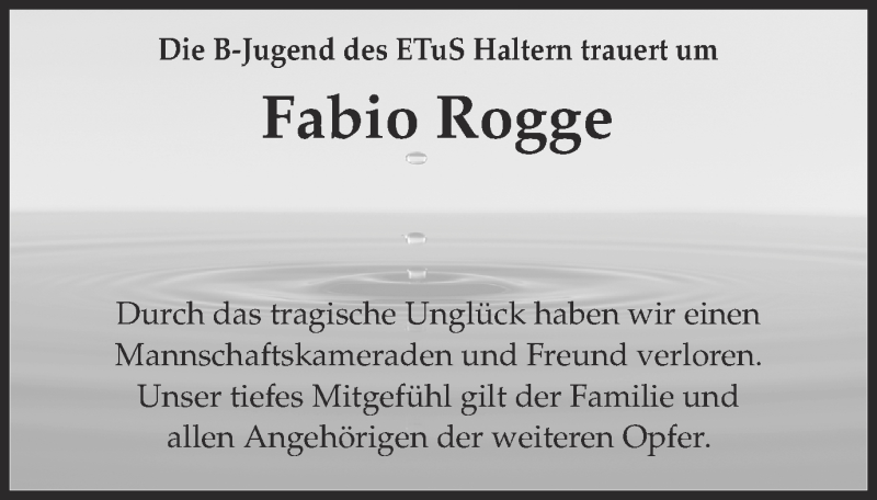  Traueranzeige für Fabio Rogge vom 02.04.2015 aus 